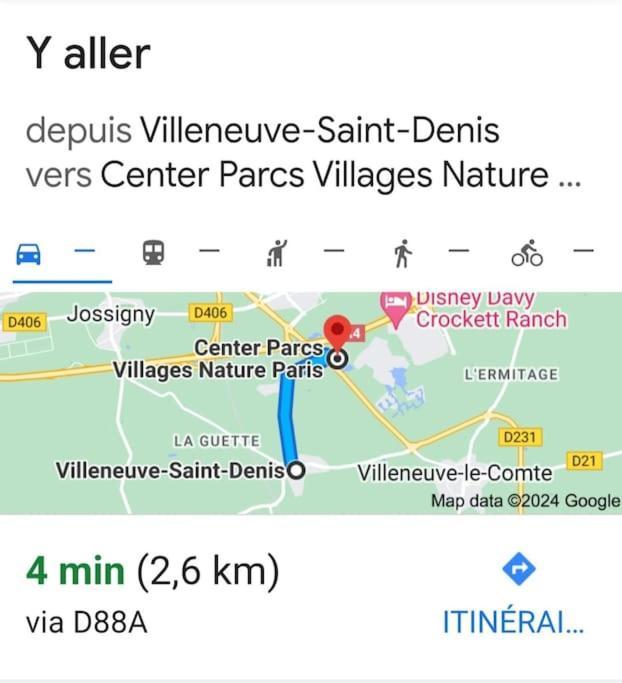 Charmant Appartement 2 Pieces Proche Disneyland Villeneuve-Saint-Denis Екстер'єр фото